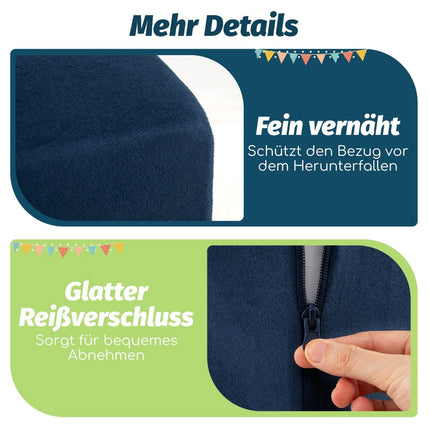 5-teiliges Schaumstoff-Kletterblock-Set mit Bällebad
