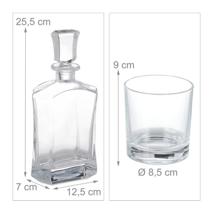 Whisky sada 5 ks karafa a sklenice