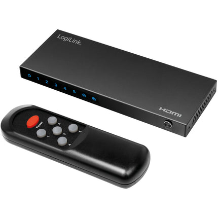 5-Port HDMI Switch, 4K/60Hz, HDMI 2.0, Fernbedienung