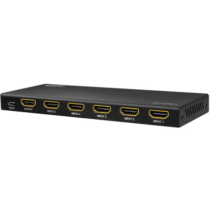5-Port HDMI Switch, 4K/60Hz, HDMI 2.0, Fernbedienung
