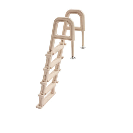 5-Step Pool Ladder, Dual Handrails, 300 lb, 48-54 in
