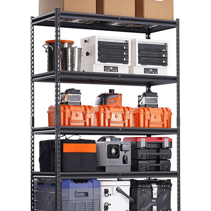 5-Tier Heavy Duty Metal Shelving, 3000 lb, 48 x 72 x 20 In