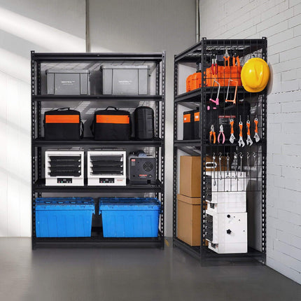 5-Tier Heavy Duty Metal Shelving, 3000 lb, 48 x 72 x 20 In