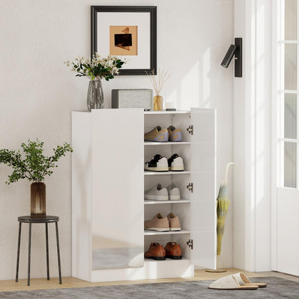 5-stöckiger Schuhschrank, verstellbare Einlegeböden, fasst 20 Paar