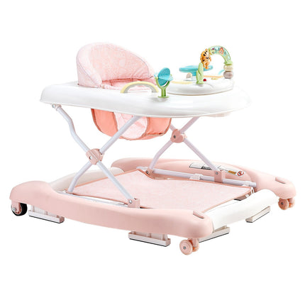 5-in-1 Baby Walker, Folding Activity Center, Adjustable Height