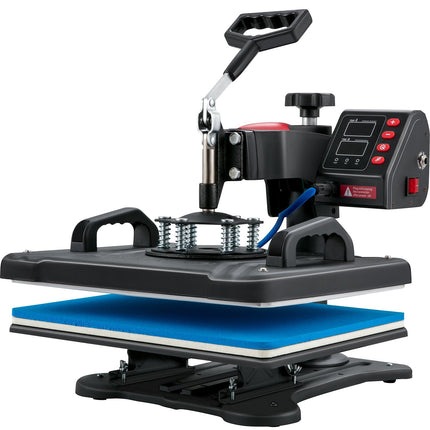 5-in-1 Heat Press 12x15 in, 1250W, T-Shirt Mug