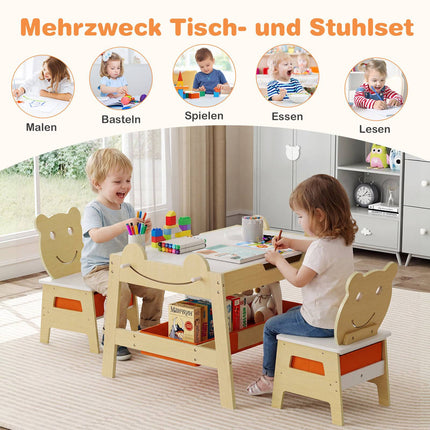 5-in-1 Kinder-Aktivitätstisch-Set mit Aufbewahrung