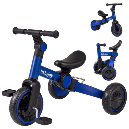5-in-1 Kinderlaufrad mit verstellbarem Lenker, Blau