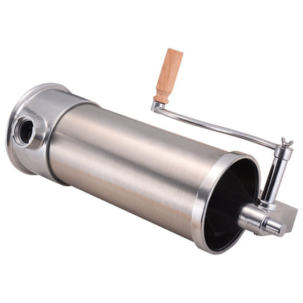 5 kg Edelstahl Wurstfüller Wurstmaschine Wurstfüllmaschine inkl. 6 Füllrohre