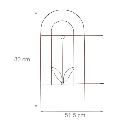 5-teiliges Bettgitter aus Metall