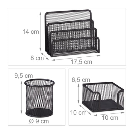 5-piece desk organizer set