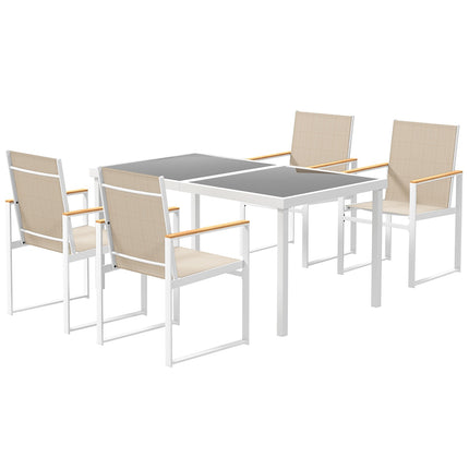 5-piece dining room set with removable table and chairs