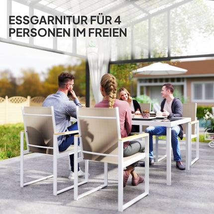 5-piece dining room set with removable table and chairs
