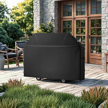 60-Inch Grill Cover, Waterproof 600D Polyester, Straps