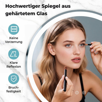 60 cm runder LED-Badspiegel mit einstellbarer Helligkeit