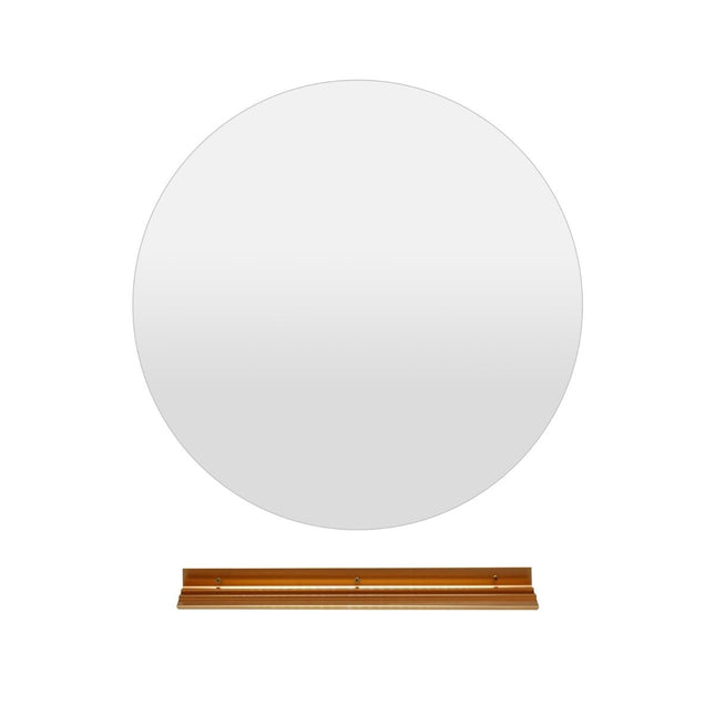 Miroir de salle de bain rond Ø60cm avec éclairage, interrupteur tactile et fonction mémoire miroir mural