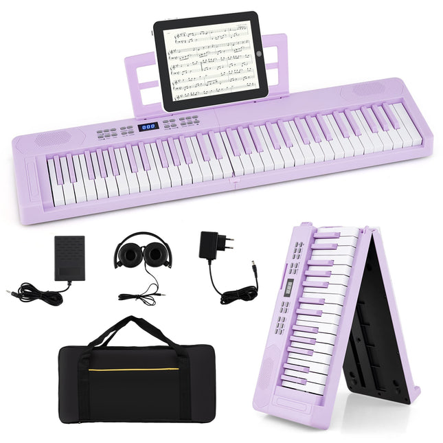 61-Tasten faltbares elektronisches Keyboard mit MIDI & Split