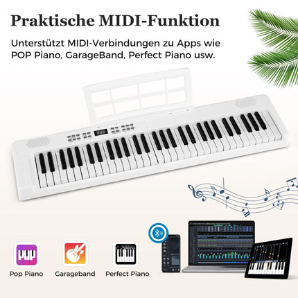 61-Tasten faltbares elektronisches Keyboard mit MIDI & Split