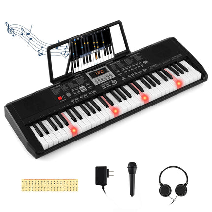 61-Tasten Portable Keyboard mit 200 Rhythmen & Klangfarben