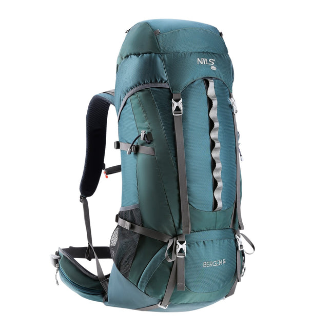 65L Grüner Wanderrucksack – Leicht, Strapazierfähig