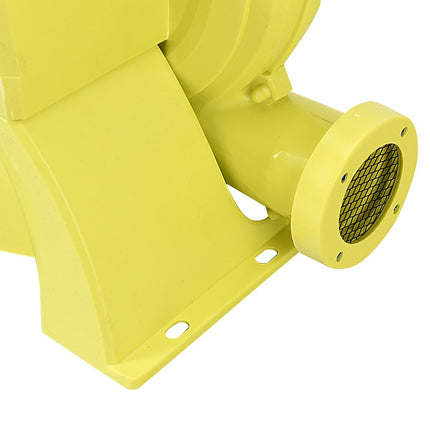 Dmychadlo 680W, turbo radiální ventilátor, odsávací ventilátor, žlutá