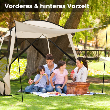 6-8 Person Waterproof Camping Tent with Vestibule