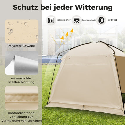 6-8 Person Waterproof Camping Tent with Vestibule