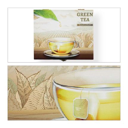 6-Compartment Bamboo Tea Box