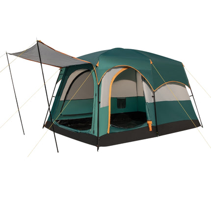 6-Person Camping Tent with Divider, Rainfly and Carry Bag