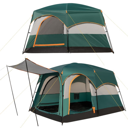 6-Person Camping Tent with Divider, Rainfly and Carry Bag
