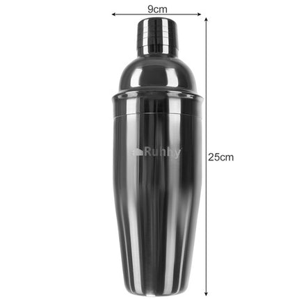 6-teiliges Barkeeper-Set aus Edelstahl mit 700-ml-Shaker