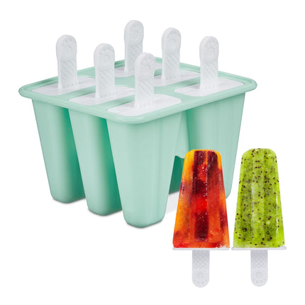 6 Eisformen aus Silikon