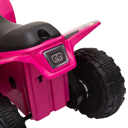 6V Kids Electric Quad Bike, Pink, Ages 1.5-3, Up to 20kg
