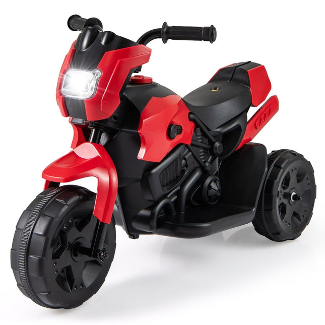 6V Kinder-Elektro-Dreirad-Motorrad mit LED-Scheinwerfer