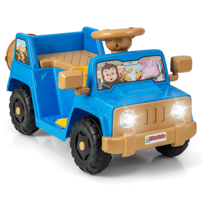 6V Kinder Elektroauto mit Soundeffekten, Blau