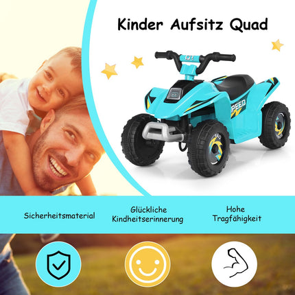 6V Kindermotorrad Kinderquad Elektro Kinderquad 73 x 40 x 44,5 cm Blau