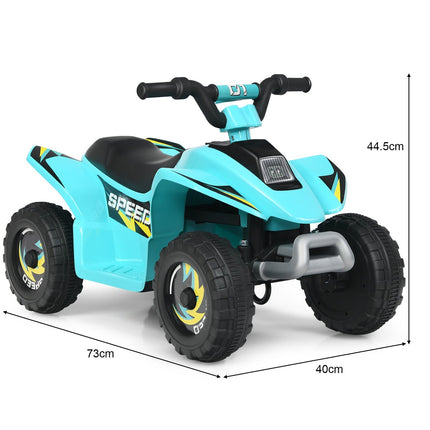 6V Kindermotorrad Kinderquad Elektro Kinderquad 73 x 40 x 44,5 cm Blau
