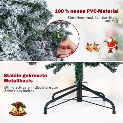 6ft Artificial Christmas Tree with 260 LED Lights
