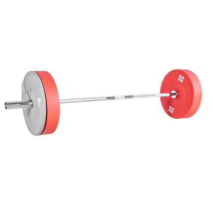 6 ft Barbell Bar, 2-Inch Plates, 500 lb, Chrome Grip