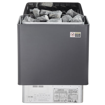 6kW Electric Sauna Heater, 400V 3N, Digital Timer Control