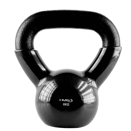 6 kg Gusseisen-Kugelhantel – Schwarz