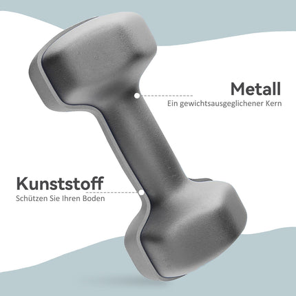 6kg Hex Dumbbell Set, Non-Slip Grip, Home Gym