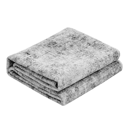 6x9 Washable Boho Area Rug, Non-Slip, Gray