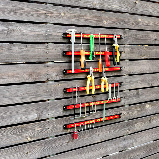 6 x Magnet Werkzeughalter Wand Magnetleisten Set Magnetleiste 46 cm