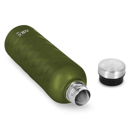 750ml Auslaufsichere Edelstahl-Wasserflasche – Grün