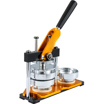 75mm Button Maker Machine Kit, Manual Press, 100pcs