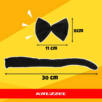 7-Piece Black Cat Costume for Kids, Ages 3-10