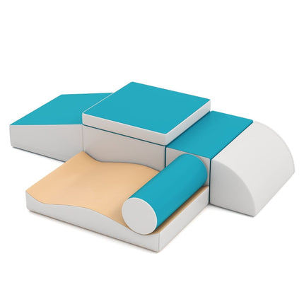 7-teiliges Schaumstoff-Kletterblock-Set für Kinder