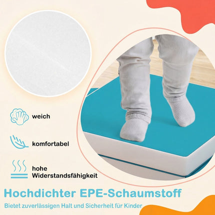 7-teiliges Schaumstoff-Kletterblock-Set für Kinder