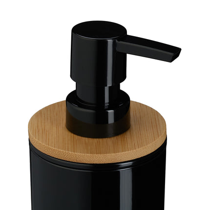 7-Piece Plastic & Bamboo Bathroom Accessories Set